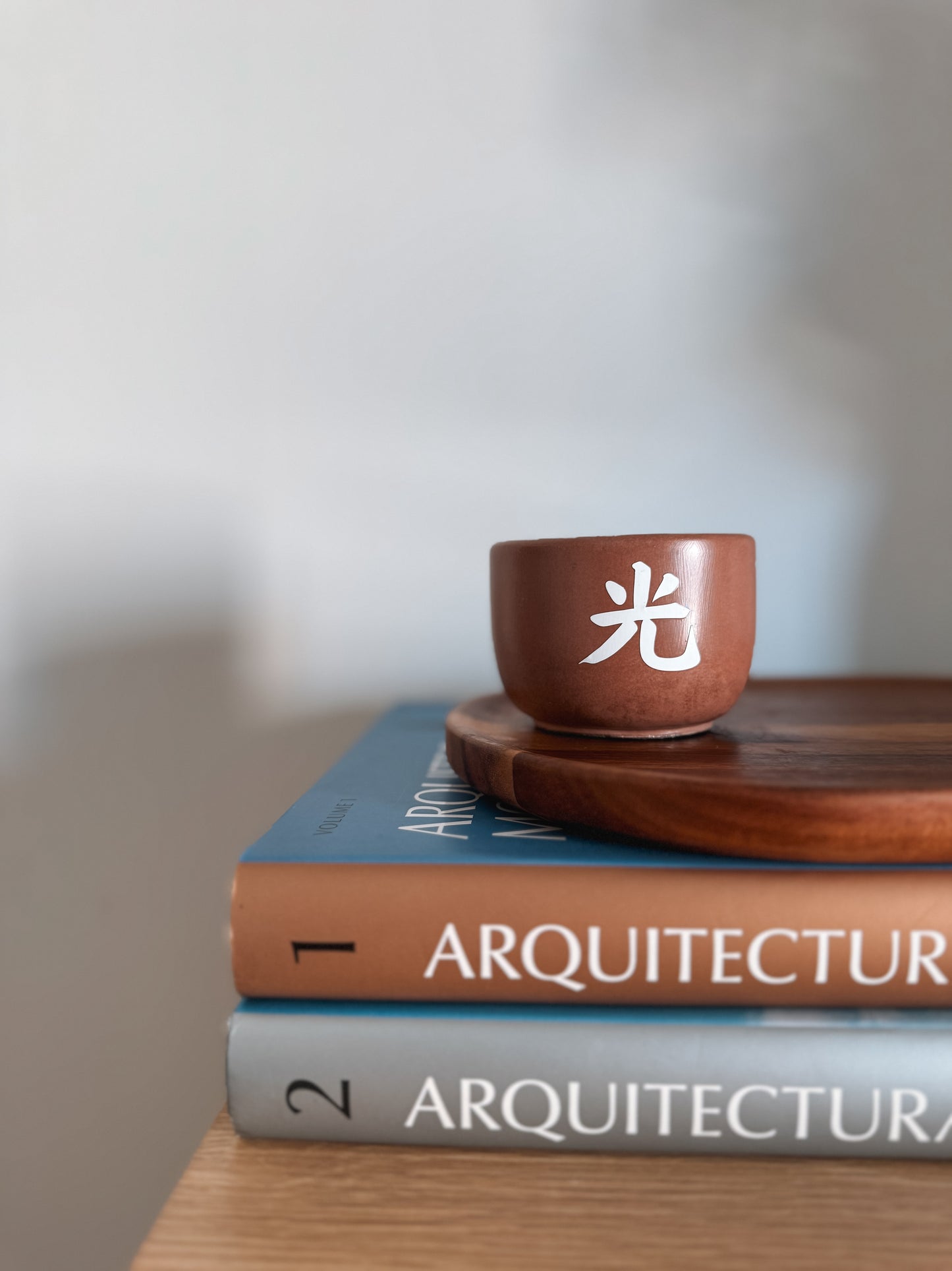 Vela pequena terracota - Edição black week