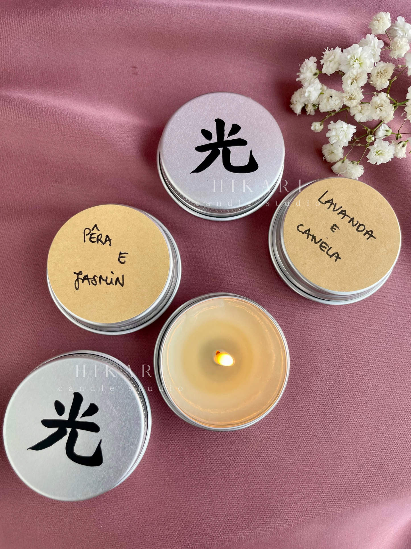 Tealights HIKARI (Pack 3)