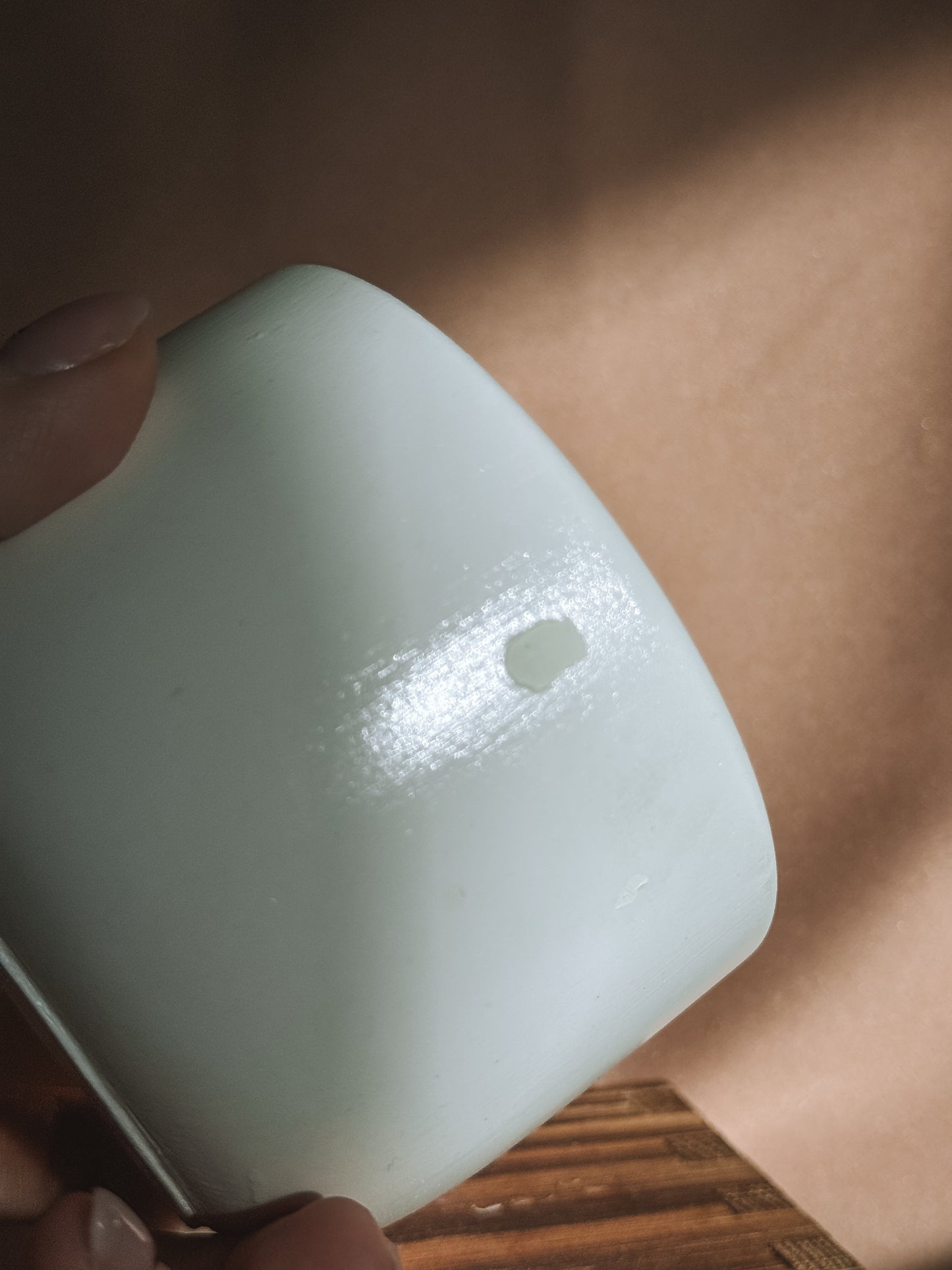 Medium white candle - Black week edition