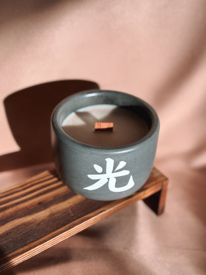 Medium gray candle - Black week edition