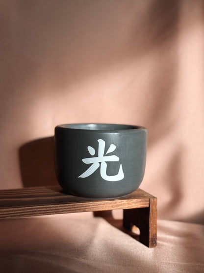 Medium gray candle - Black week edition