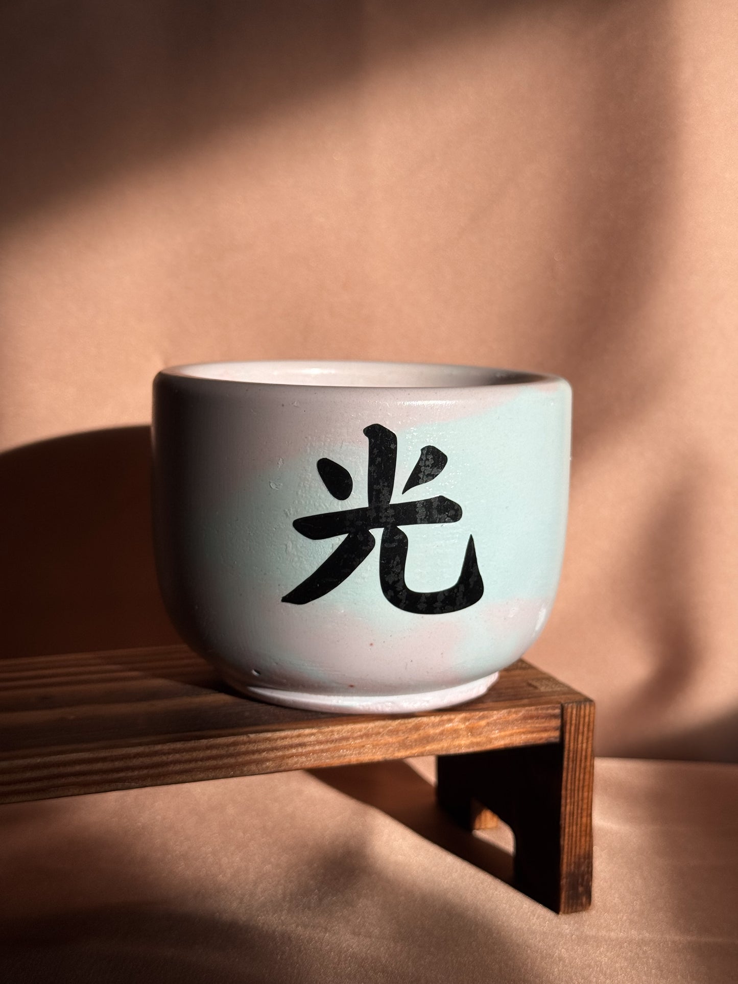 Medium blue and pink candle - Black week edition