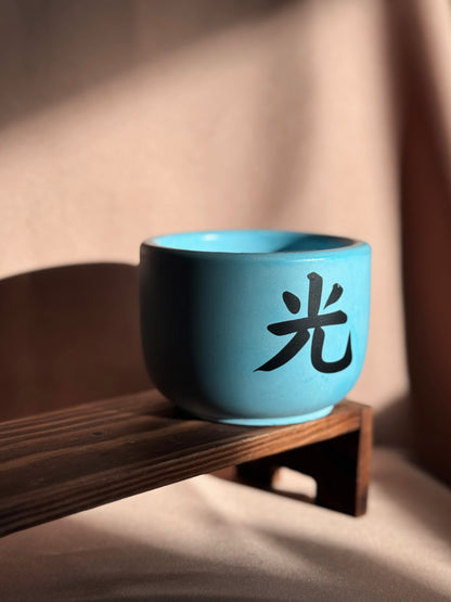 Medium blue candle - Black week edition