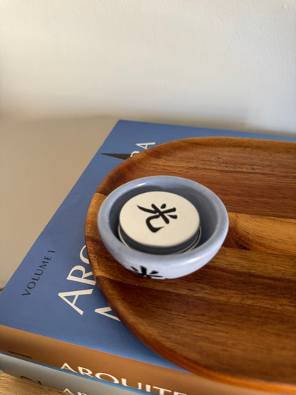 Tealight azul pastel - Edição black week