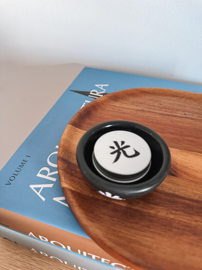 Tealight preto - Edição black week