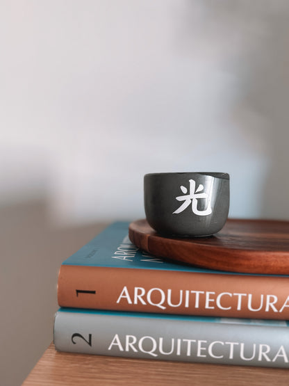 Vela pequena cinza - Edição black week