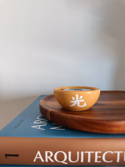 Tealight amarela - Edição black week