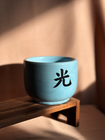 Medium blue candle - Black week edition