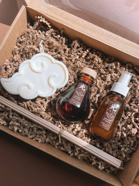 Coffret Kumo 雲 – Difusor, Spray & Vela