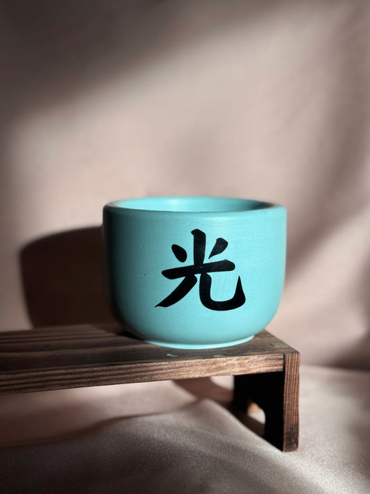 Vela média verde água - Edição black week