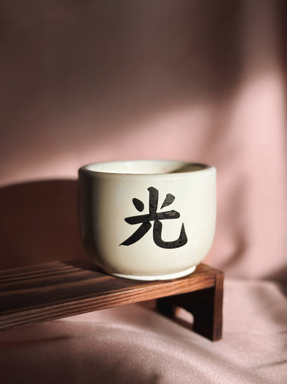 Medium light yellow candle - Black Week edition