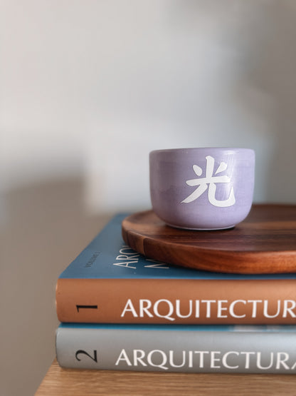 Medium lilac candle - Black week edition