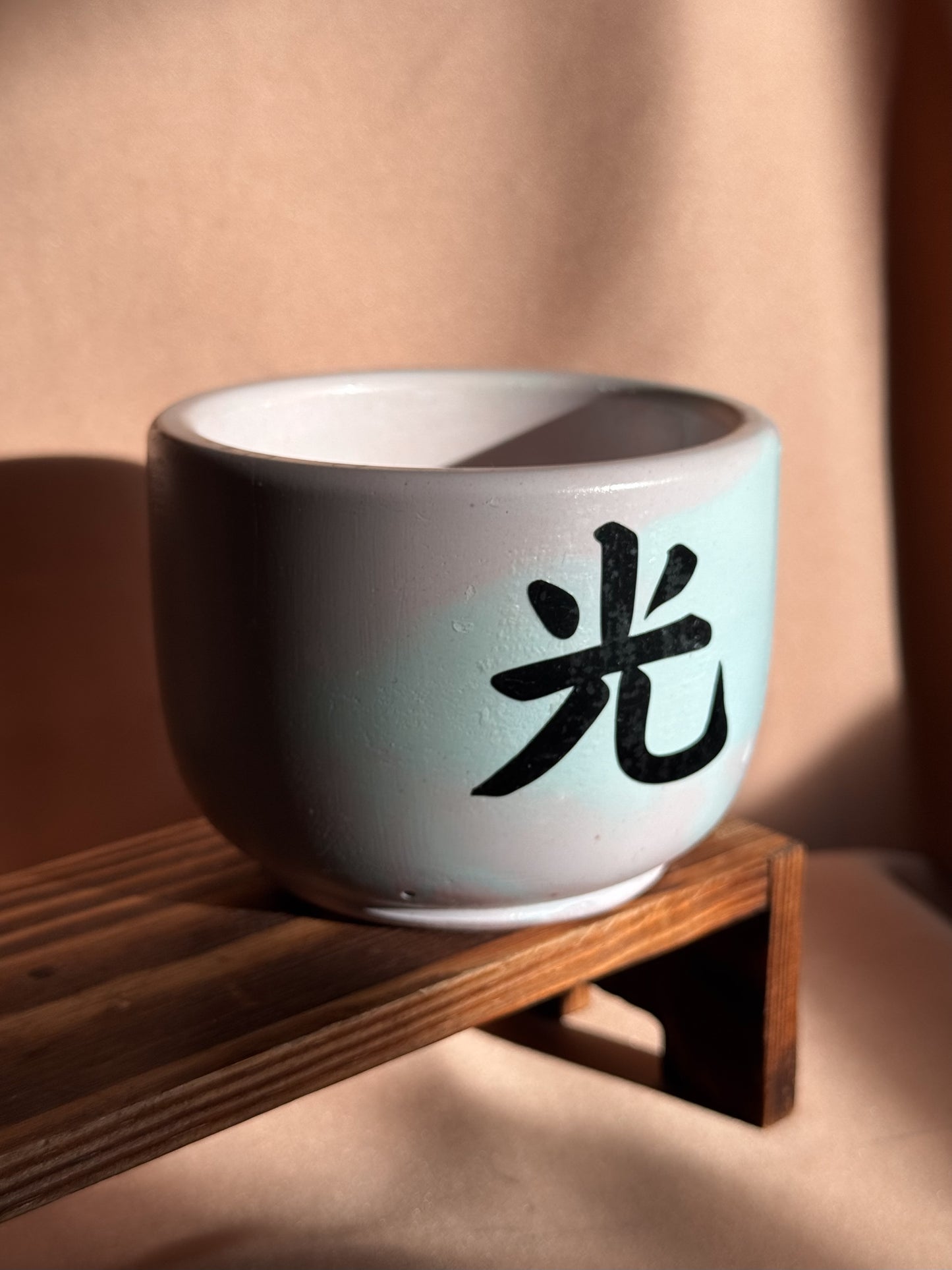 Medium blue and pink candle - Black week edition